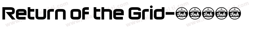 Return of the Grid字体转换